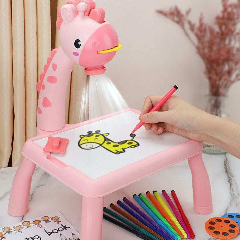 small kids projector painting kit-Projection Drawing Board-Drawing Board-Education Writing Board learning table Writing Board