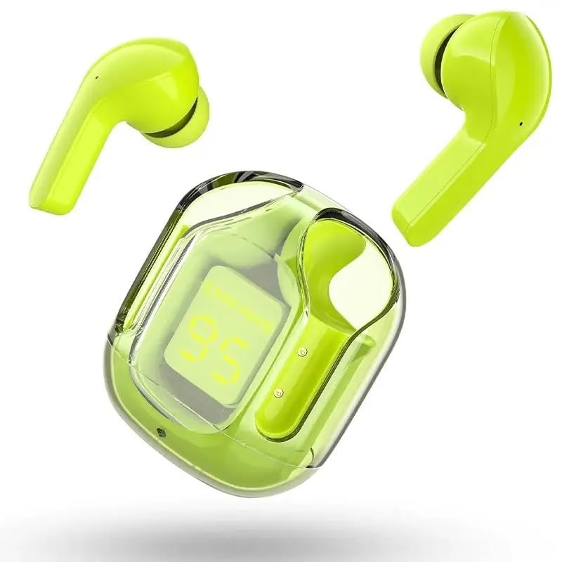Air 31 TWS Transparent Earbuds – High Bass, Smart Display, Bluetooth 5.3
