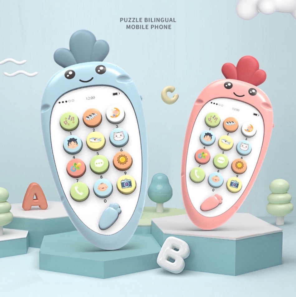 Magic Speed Cube 3x3 Puzzle Toys + Mobile phone Learning Machine Toy + Animal 3D Paper Puzzle For Kids + Building Blocks For Kids