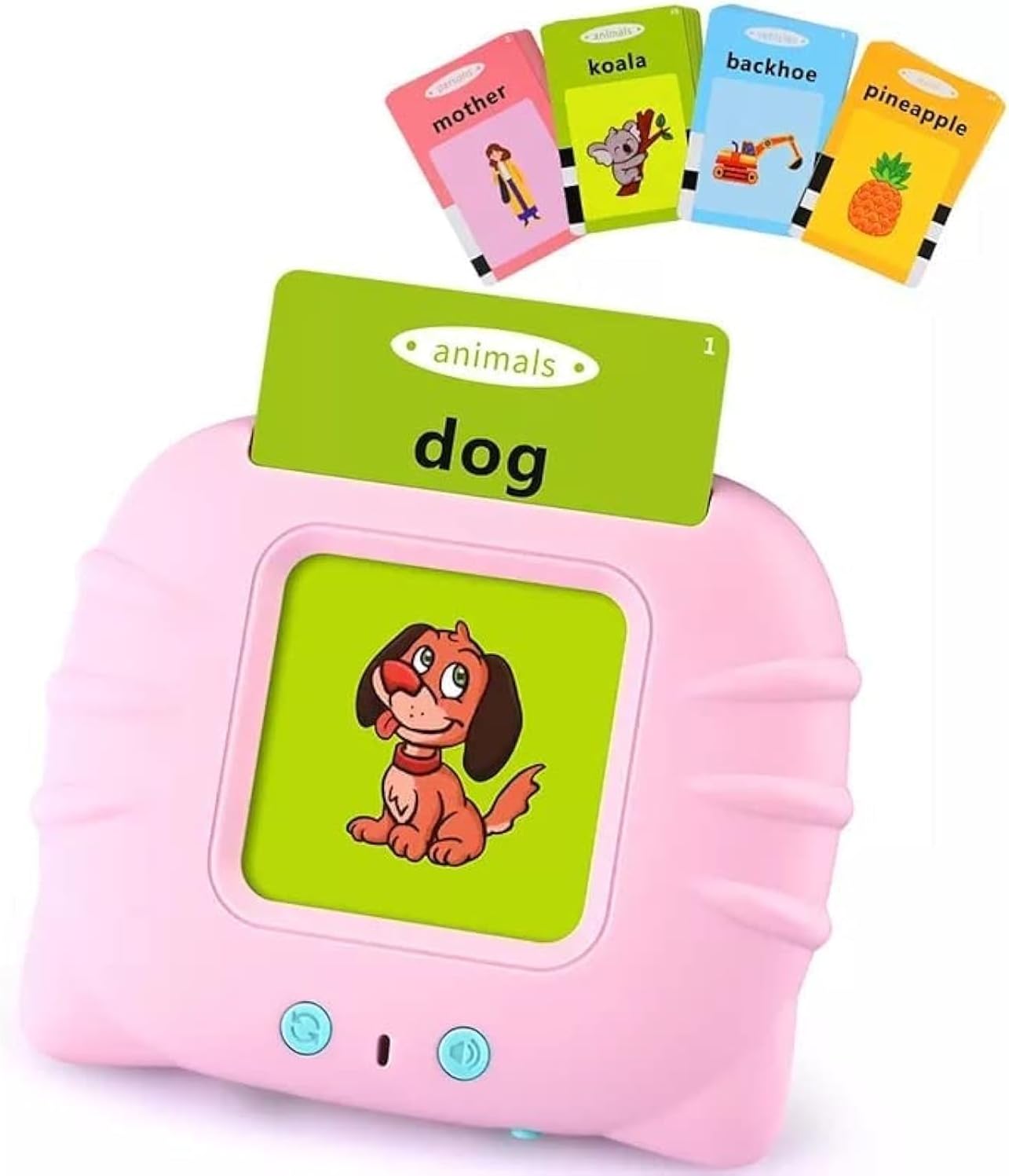 Talking Flash Cards Educational Toys - Talking Flashcards Learning Toys for Toddlers - Montessori Toys Flash Cards for Age 3 4 5 6