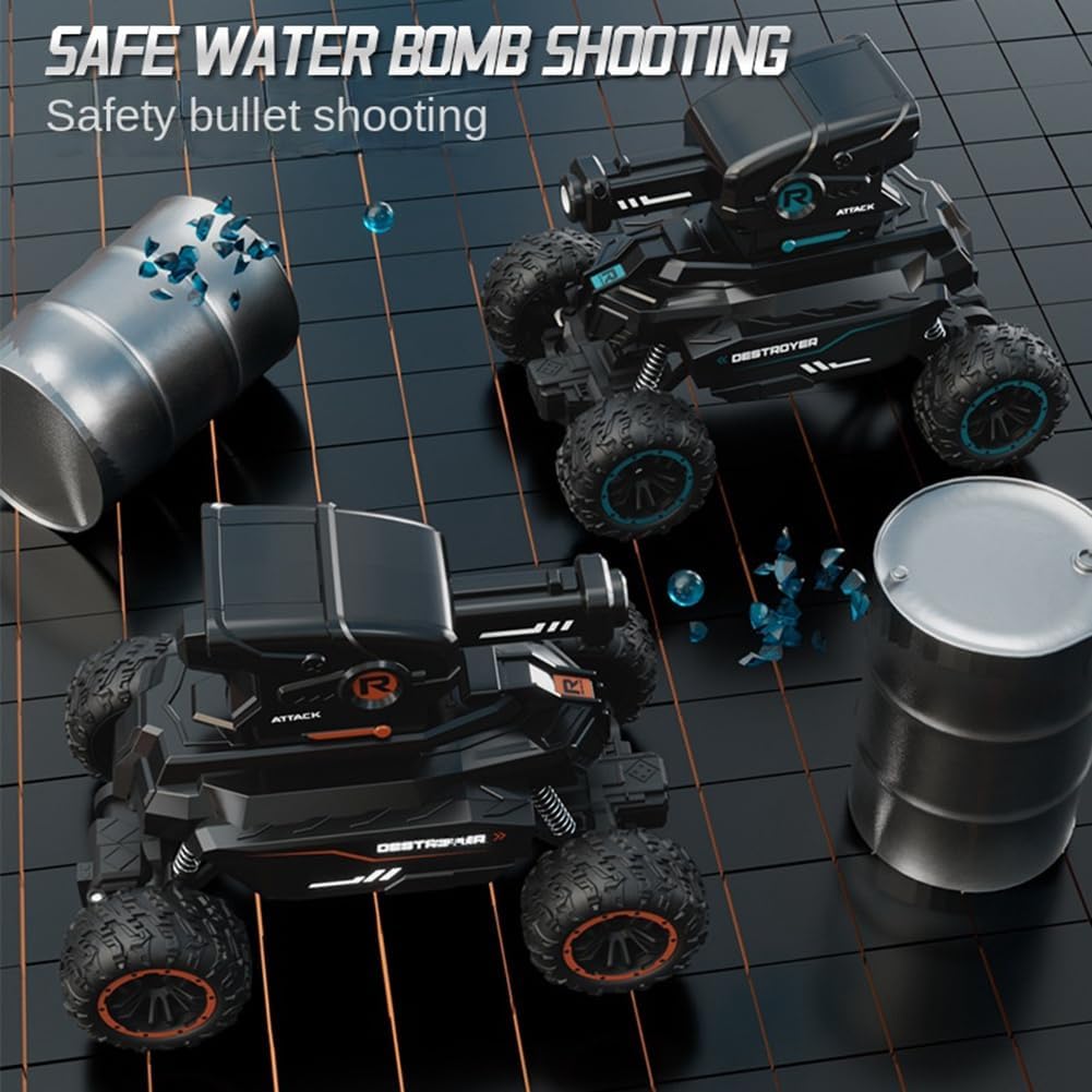 Remote Control 4 Function Water Bomb Climbing Vehicle With Battery