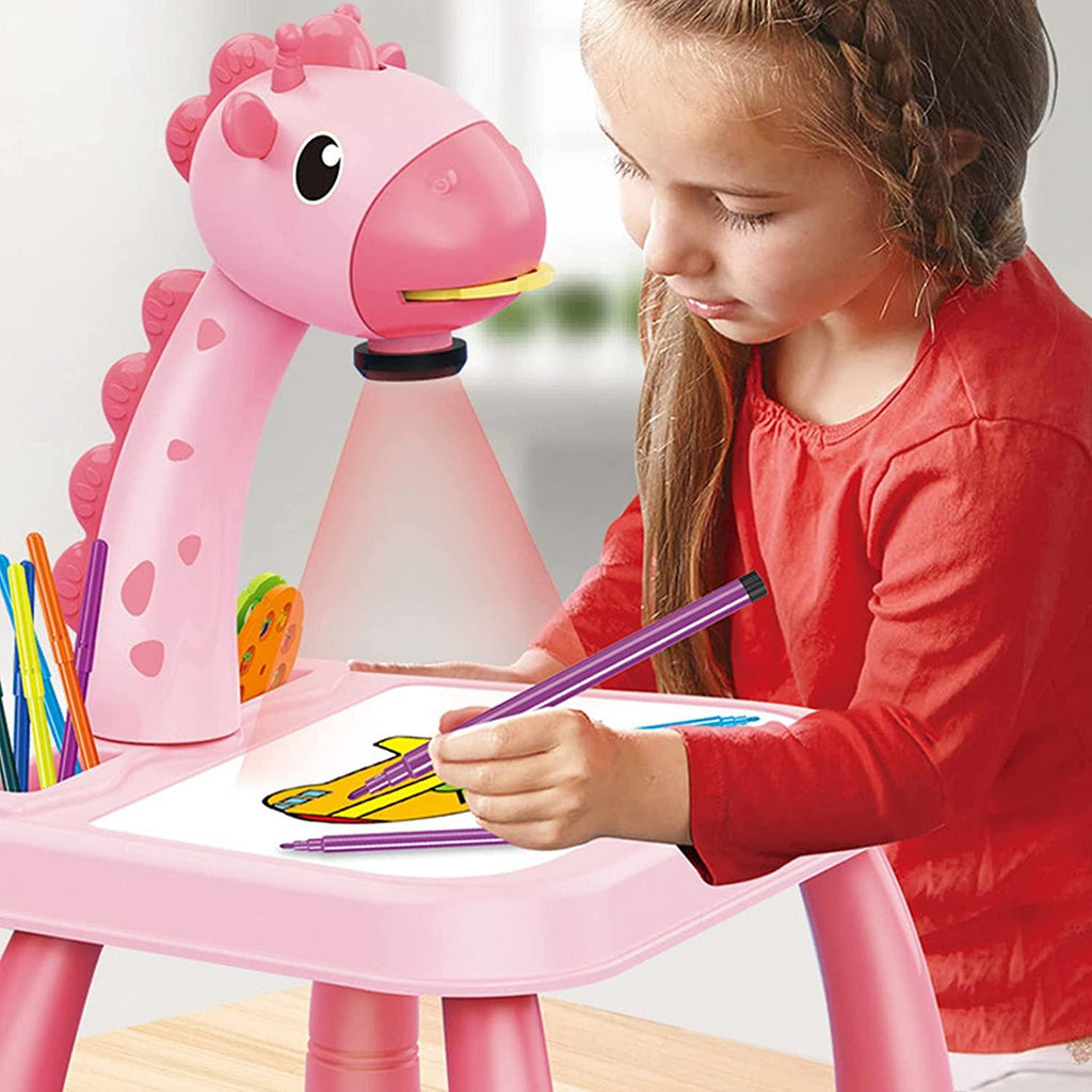 small kids projector painting kit-Projection Drawing Board-Drawing Board-Education Writing Board learning table Writing Board