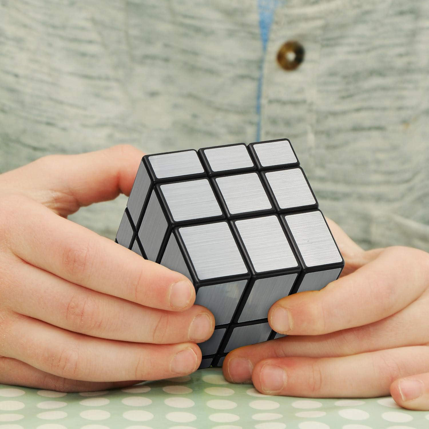 Original Qiyi Mirror Cube 3x3 Golden Sticker Less Qiyi Warrior S Best Quality Fast Speed Magic Rubik Speed Cube Educational Puzzle Toys