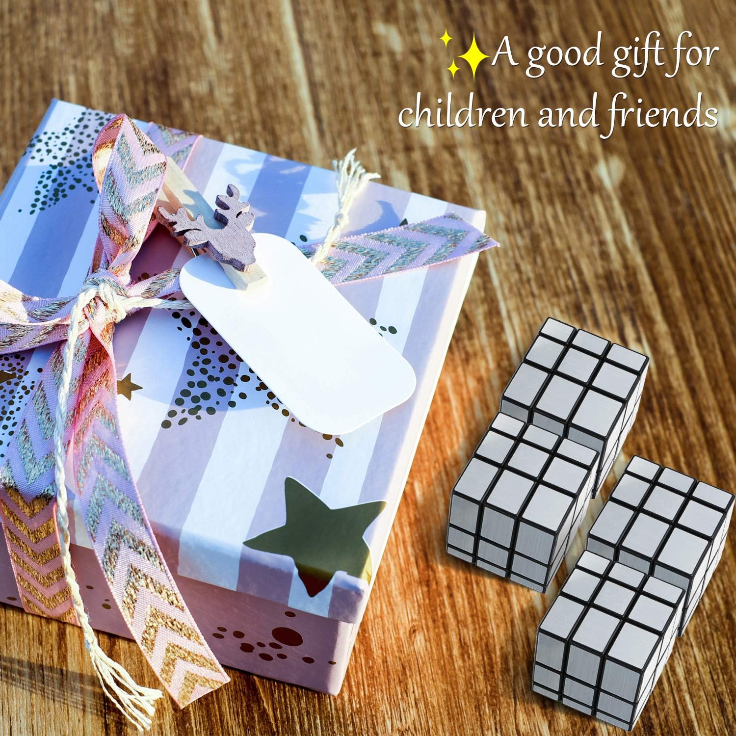 Original Qiyi Mirror Cube 3x3 Golden Sticker Less Qiyi Warrior S Best Quality Fast Speed Magic Rubik Speed Cube Educational Puzzle Toys