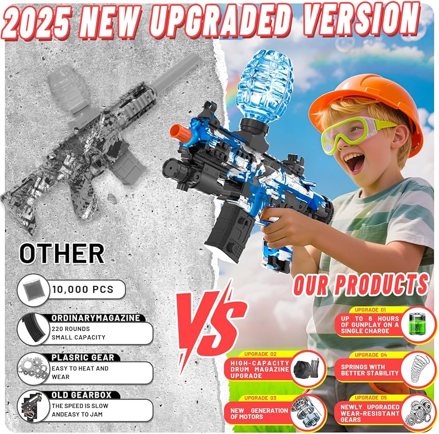 Electric full automatic Gel blaster machine for kids