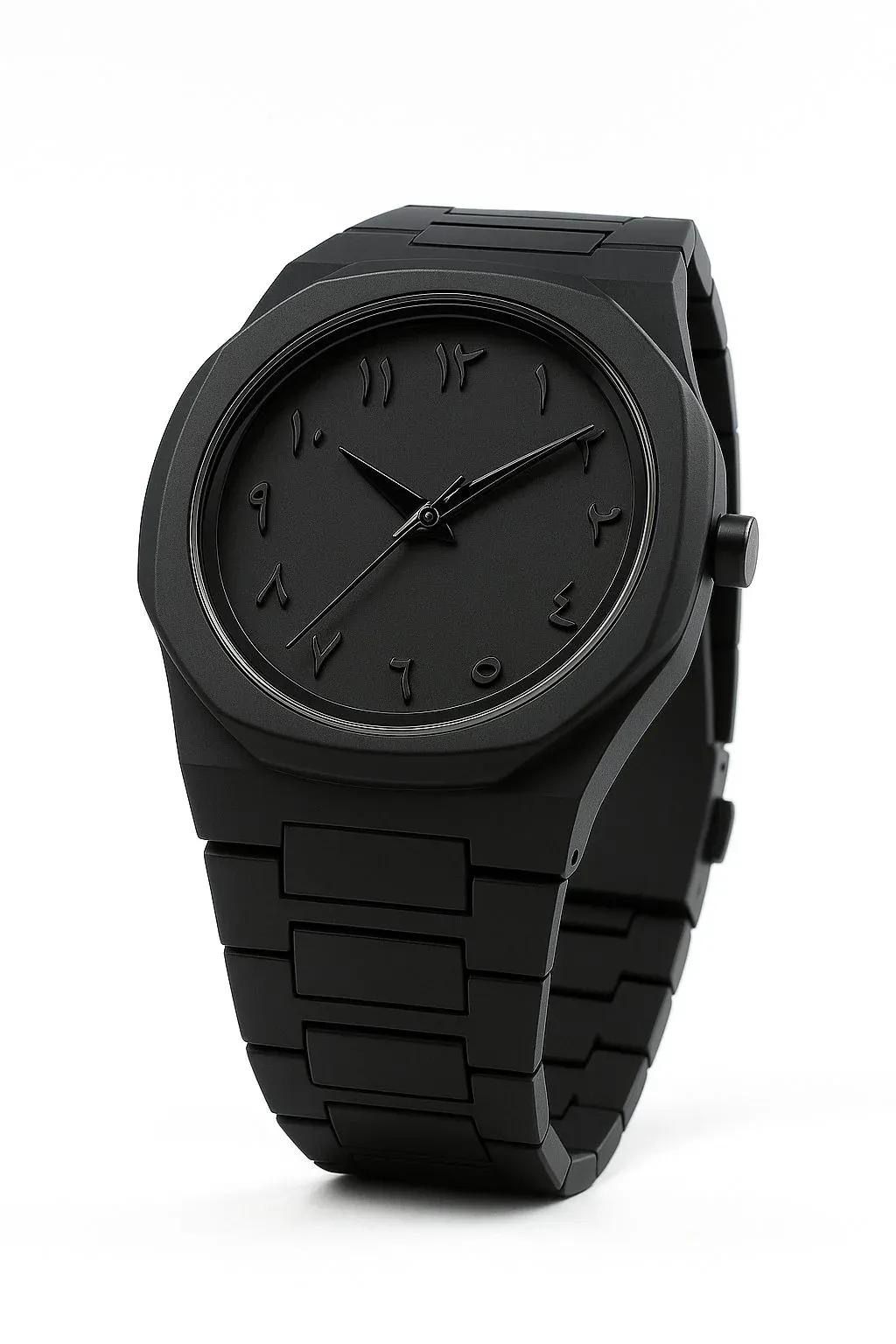 Black Aura watch (pure fiber)