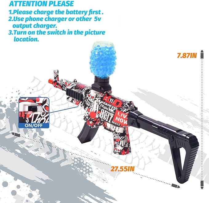 Electric full automatic Gel blaster machine for kids